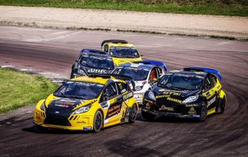 Mengde med biler i et race